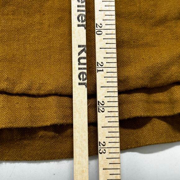 Old Navy Jacket Women Size S Brown Linen Blend Utility Minimalist Preppy Casual - Picture 6 of 9